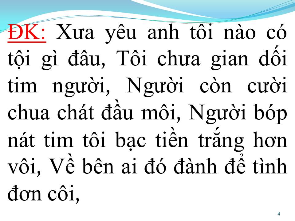 Lời bài hát TÌNH YÊU MÀU ĐEN BẠC