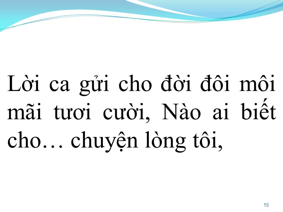 Lời bài hát CHUYỆN LÒNG TÔI