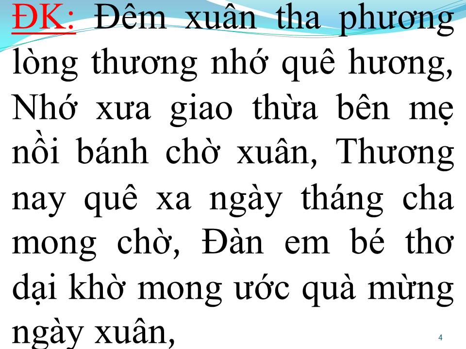 Lời bài hát MÙA XUÂN XA QUÊ