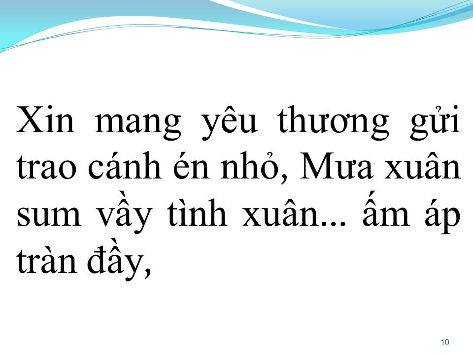 Lời bài hát MÙA XUÂN XA QUÊ