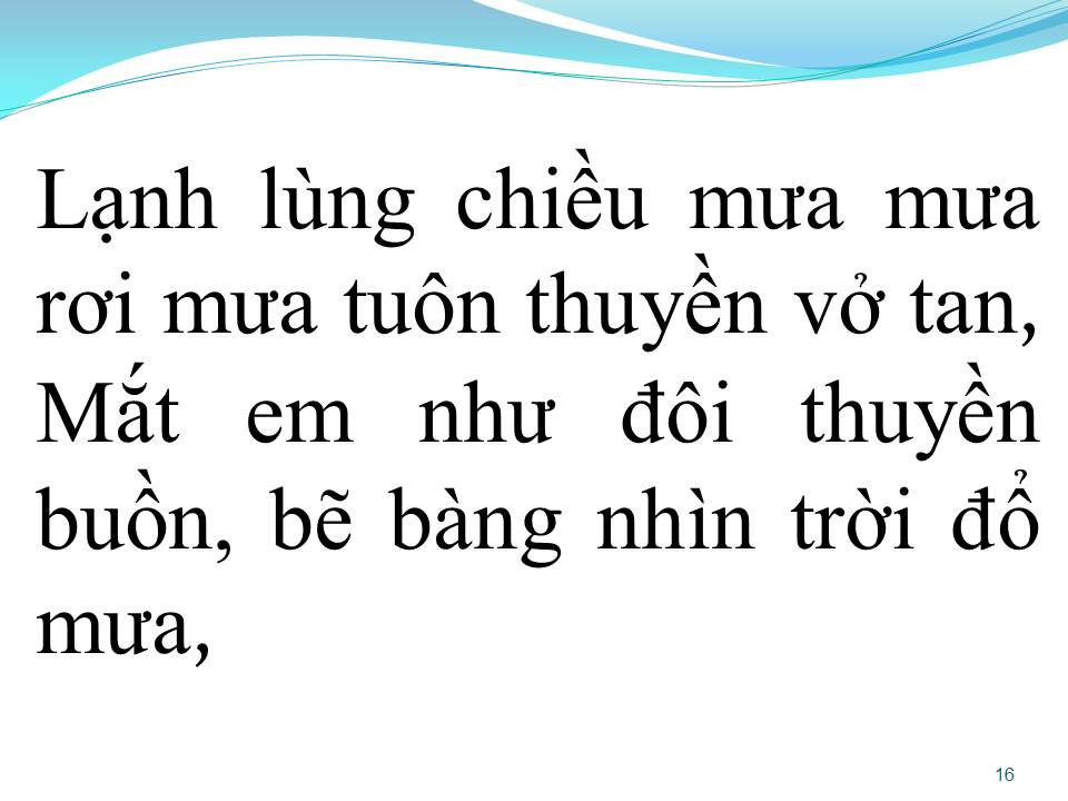 Lời bài hát THUYỀN GIẤY CHIỀU MƯA