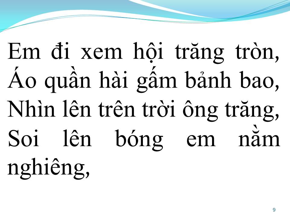 Lời bài hát EM ĐI XEM HỘI TRĂNG RẰM