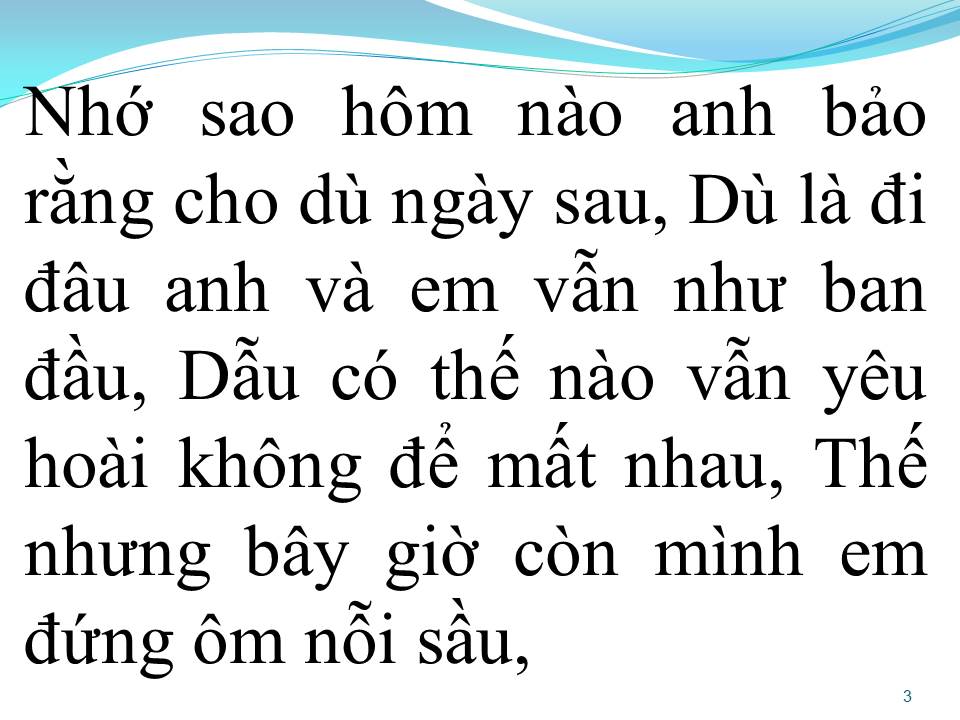 Lời bài hát BẾN BẾN SÔNG BUỒN