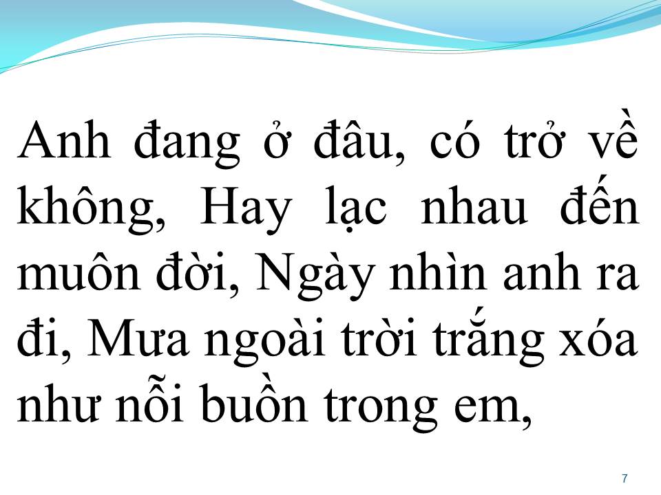 Lời bài hát ANH ĐANG Ở ĐÂU ĐẤY ANH