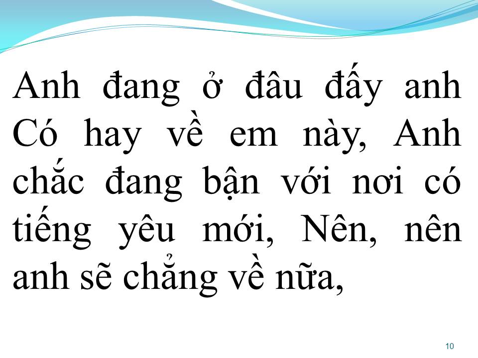 Lời bài hát ANH ĐANG Ở ĐÂU ĐẤY ANH