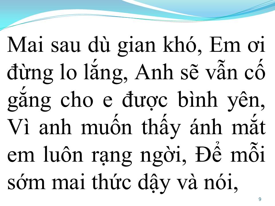 Lời bài hát YÊU VỢ NHẤT
