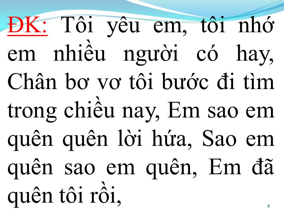 Lời bài hát LỜI CUỐI CHO NGƯỜI TÌNH PHỤ