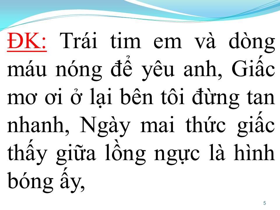 Lời bài hát CHO EM GẦN ANH THÊM CHÚT NỮA