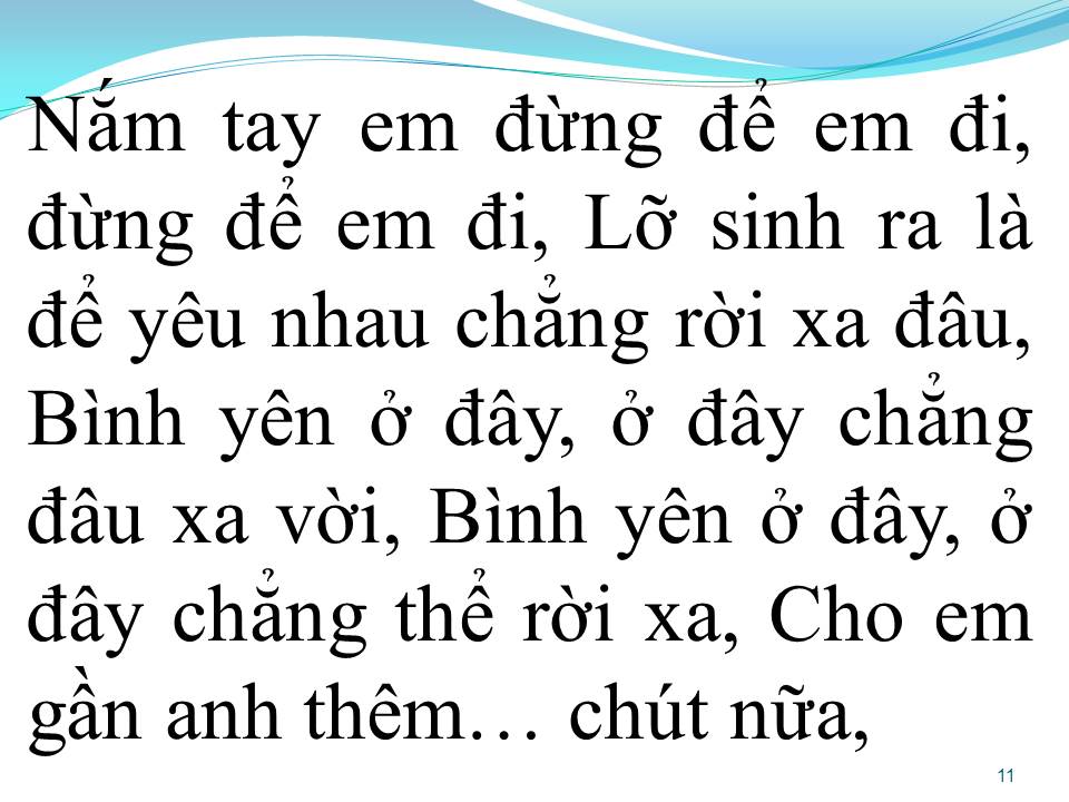Lời bài hát CHO EM GẦN ANH THÊM CHÚT NỮA