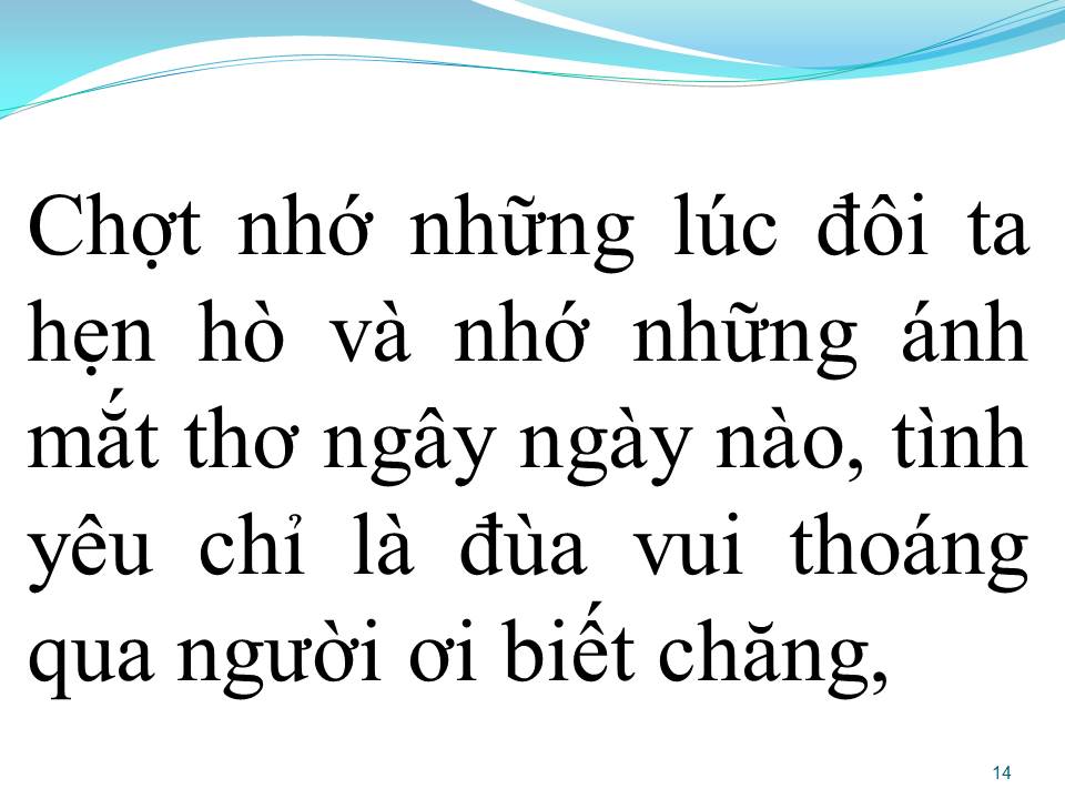 Lời bài hát YÊU TRONG LẶNG CÂM