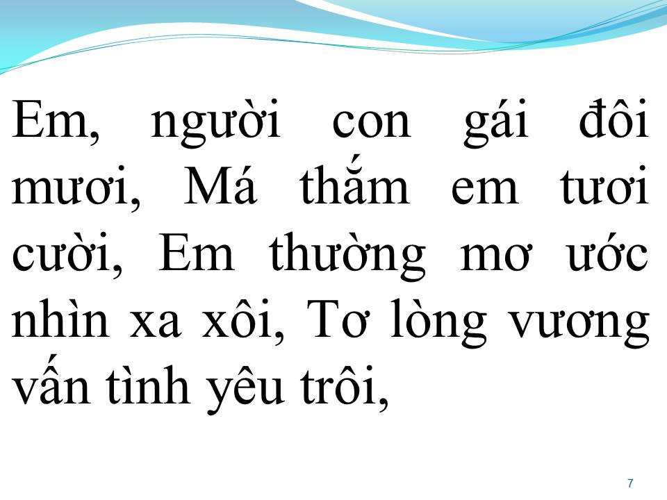 Lời bài hát CON GÁI ĐÔI MƯƠI