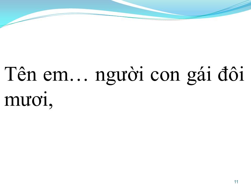 Lời bài hát CON GÁI ĐÔI MƯƠI