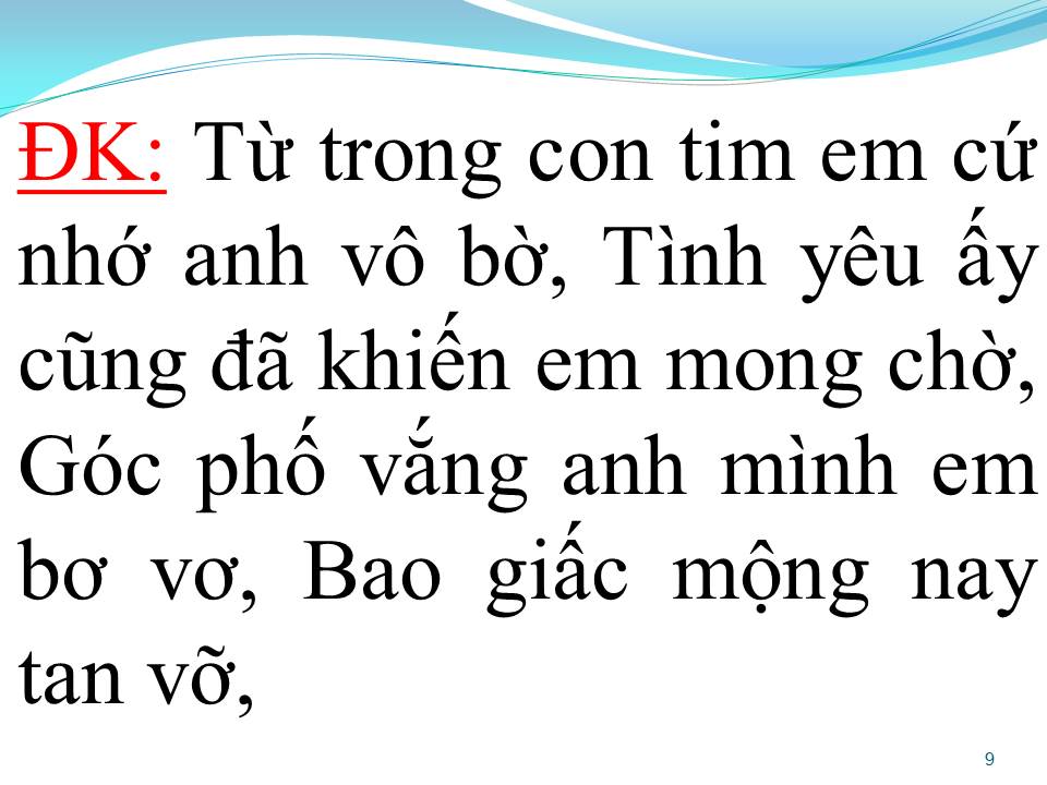 Lời bài hát CHUYỆN NHƯ CHƯA BẮT ĐẦU