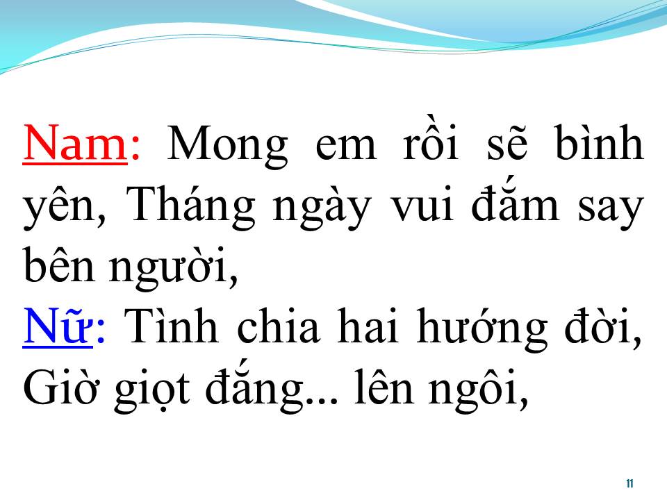 Lời bài hát ÁO MỚI NGÀY MAI (SONG CA)