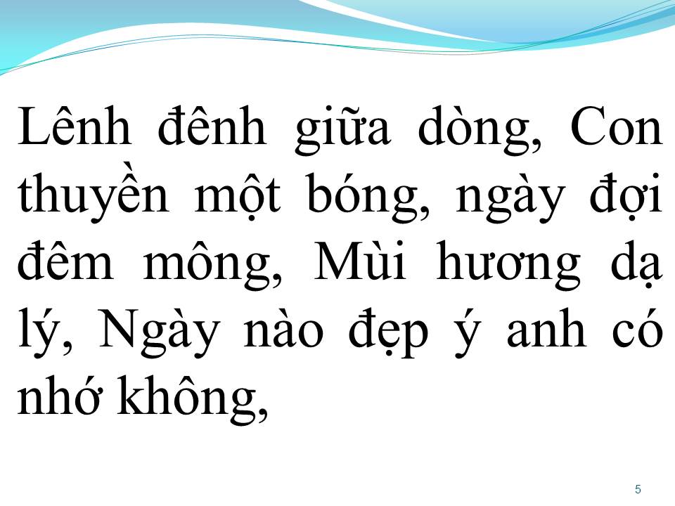 Lời bài hát MÙI HƯƠNG DẠ LÝ