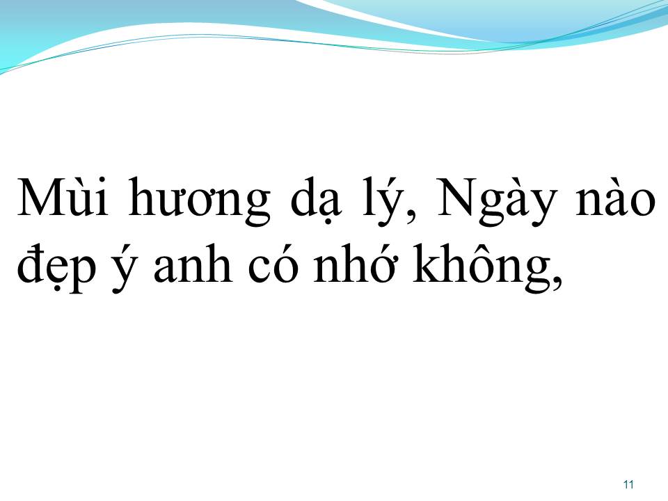 Lời bài hát MÙI HƯƠNG DẠ LÝ