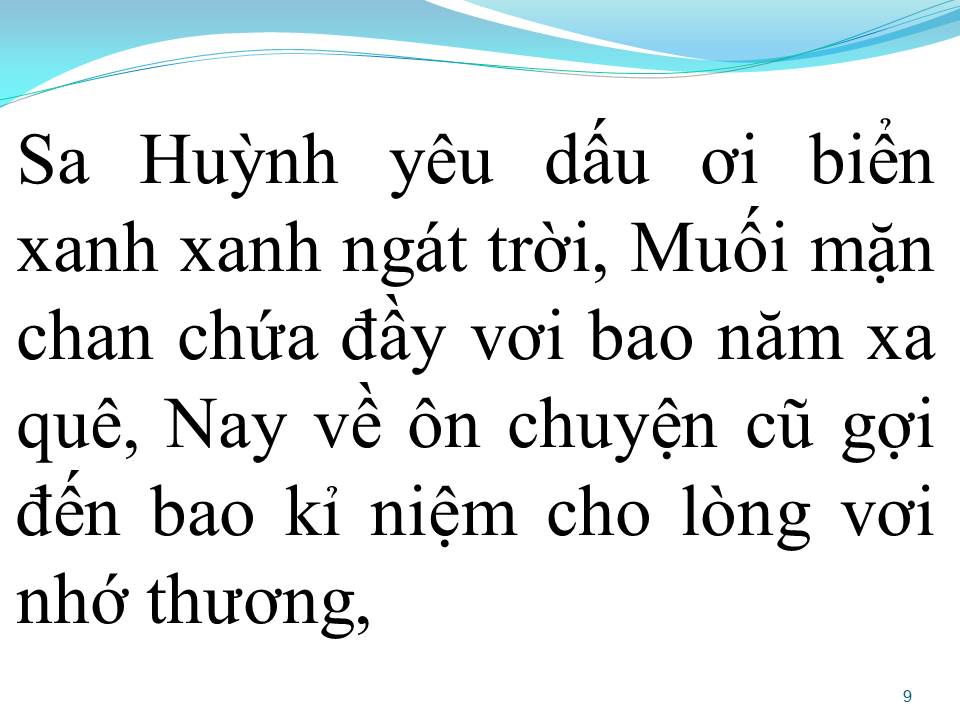 Lời bài hát QUẢNG NGÃI NGÀY TRỞ VỀ
