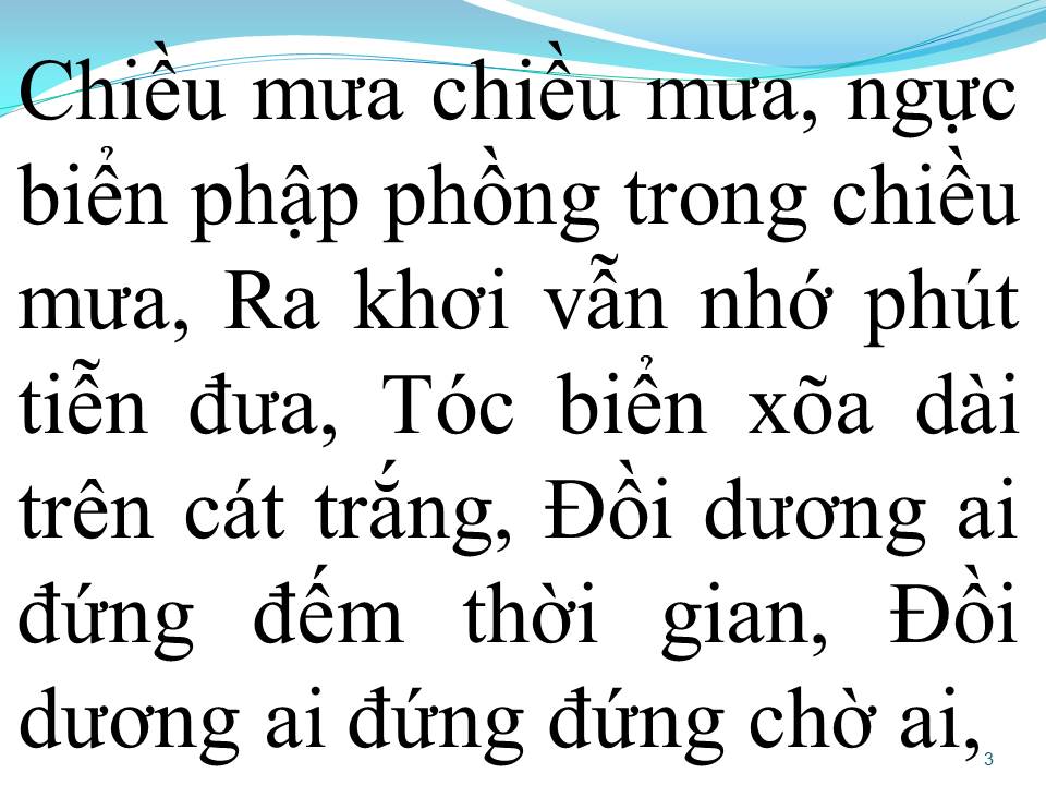 Lời bài hát MƯA BIỂN