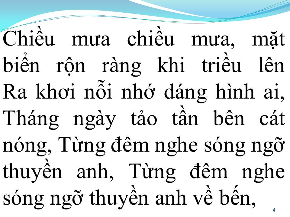 Lời bài hát MƯA BIỂN