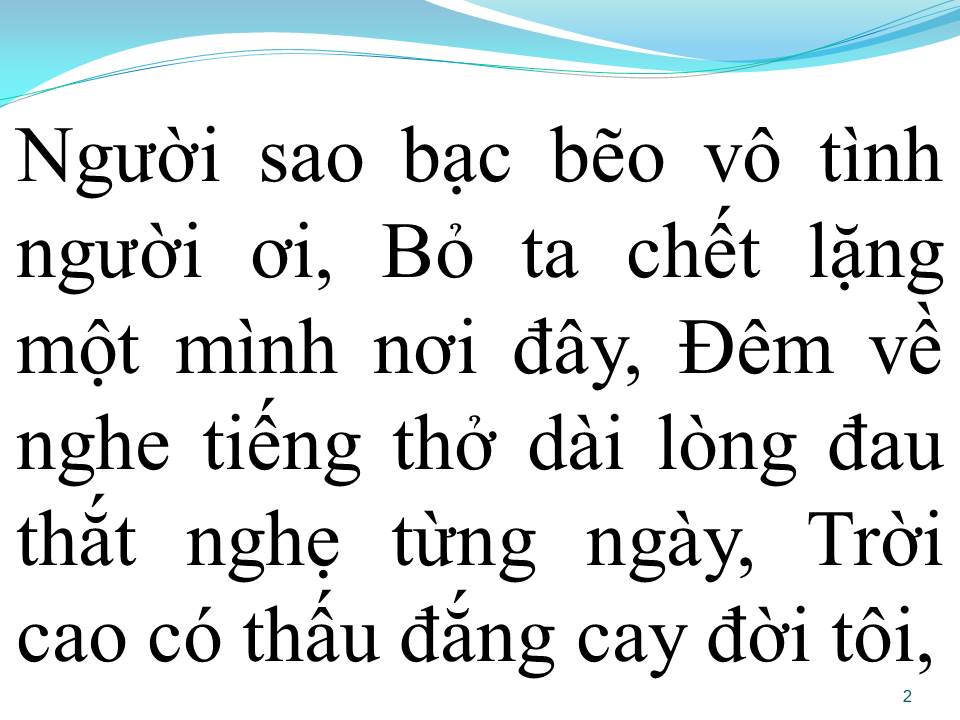 Lời bài hát BẠC BẺO TÌNH ƠI