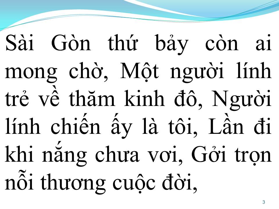 Lời bài hát SÀI GÒN THỨ BẢY