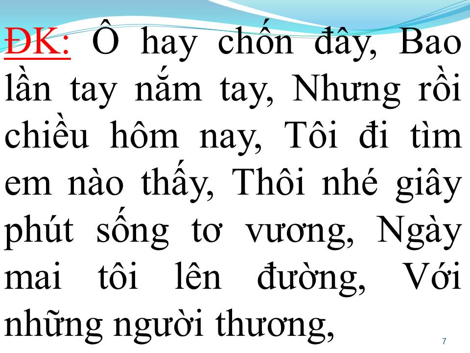 Lời bài hát SÀI GÒN THỨ BẢY