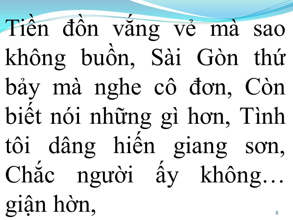 Lời bài hát SÀI GÒN THỨ BẢY