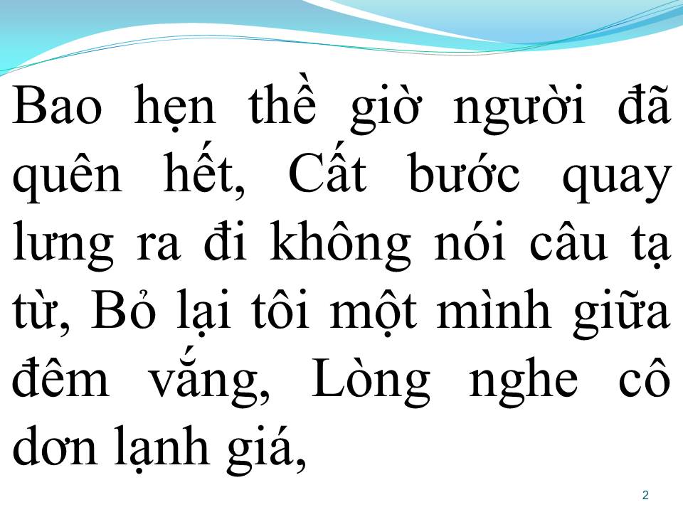 Lời bài hát NỔI NHỚ NƠI CON TIM MỒ CÔI