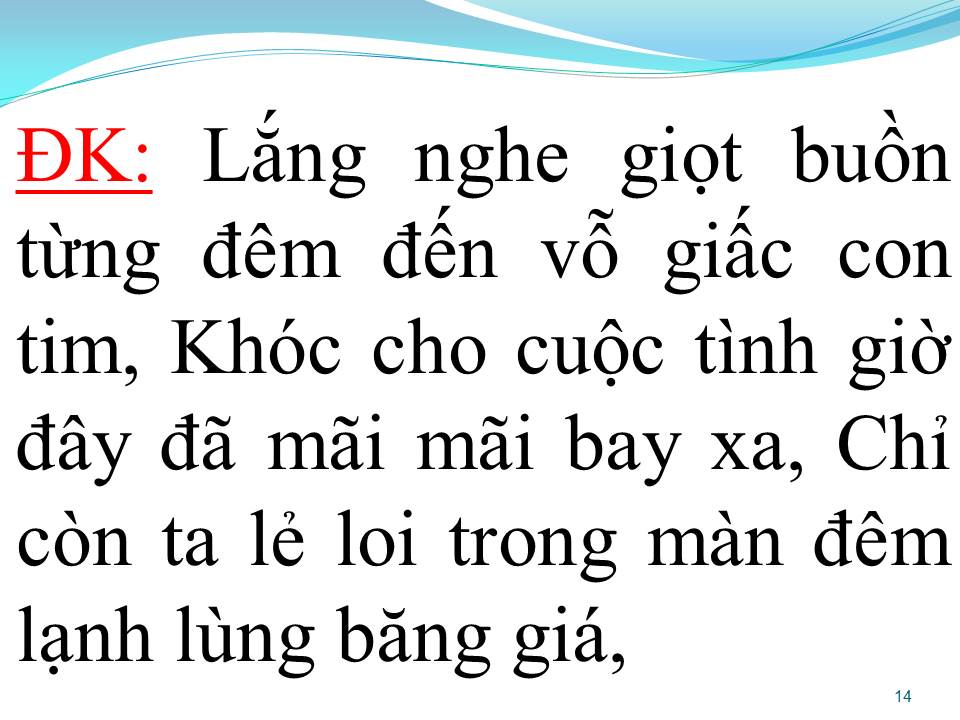 Lời bài hát NỔI NHỚ NƠI CON TIM MỒ CÔI