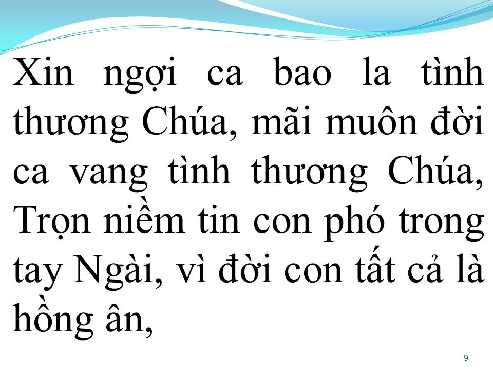 Lời bài hát KHÚC CA TẠ ƠN