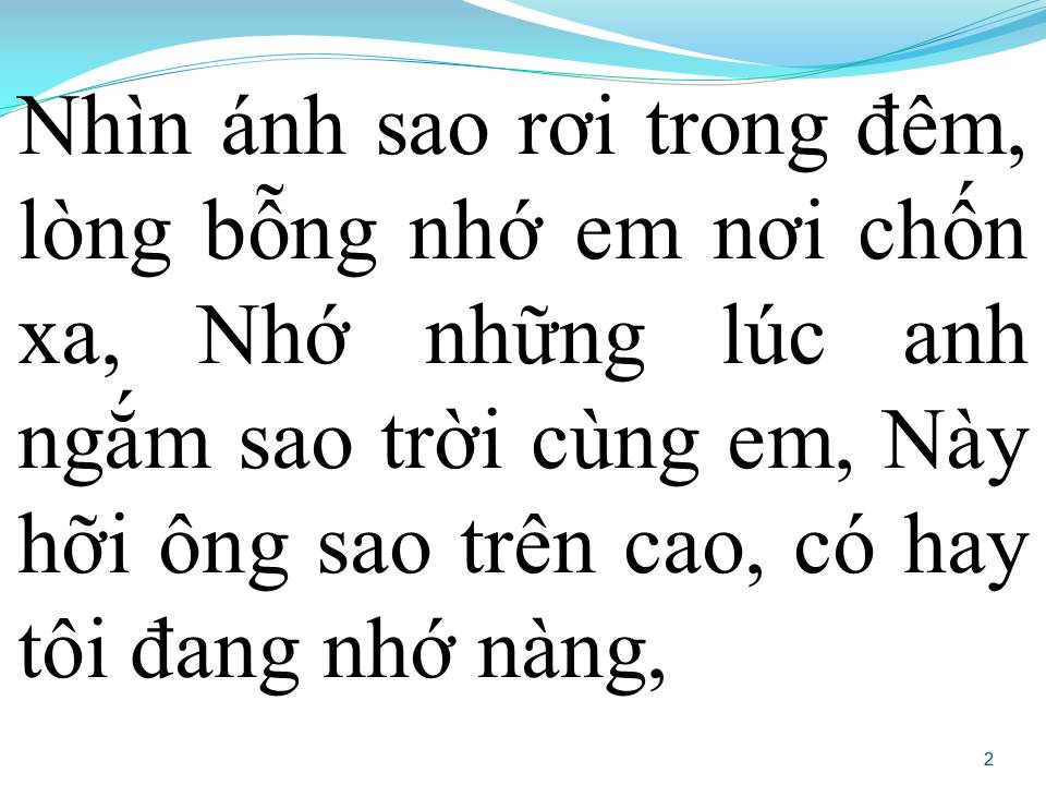 Lời bài hát CÔ ĐƠN MỘT VÌ SAO