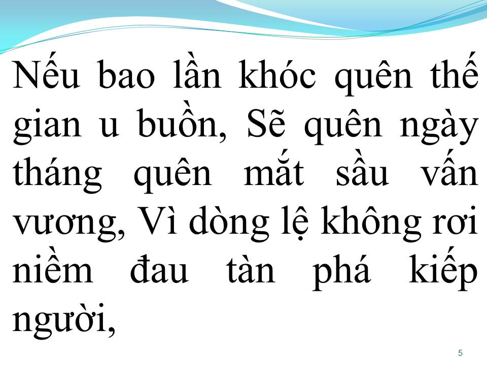 Lời bài hát DÒNG LỆ KHÔ