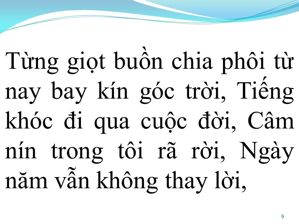 Lời bài hát DÒNG LỆ KHÔ