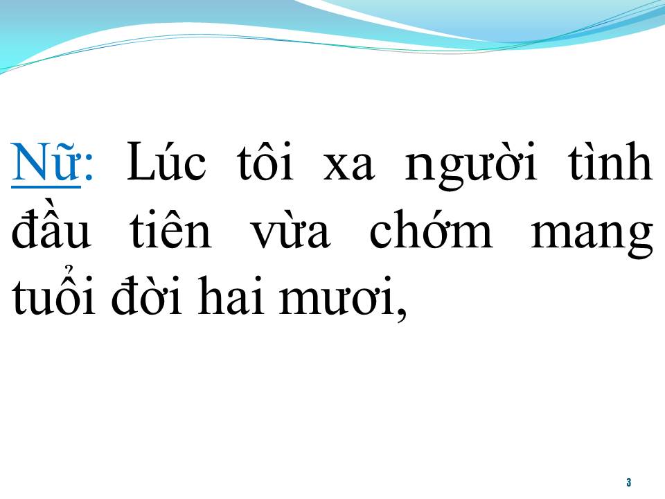 Lời bài hát GỬI CỐ NHÂN ĐÔI LỜI (SONG CA)