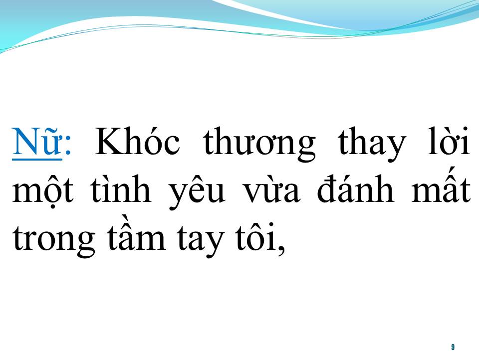 Lời bài hát GỬI CỐ NHÂN ĐÔI LỜI (SONG CA)