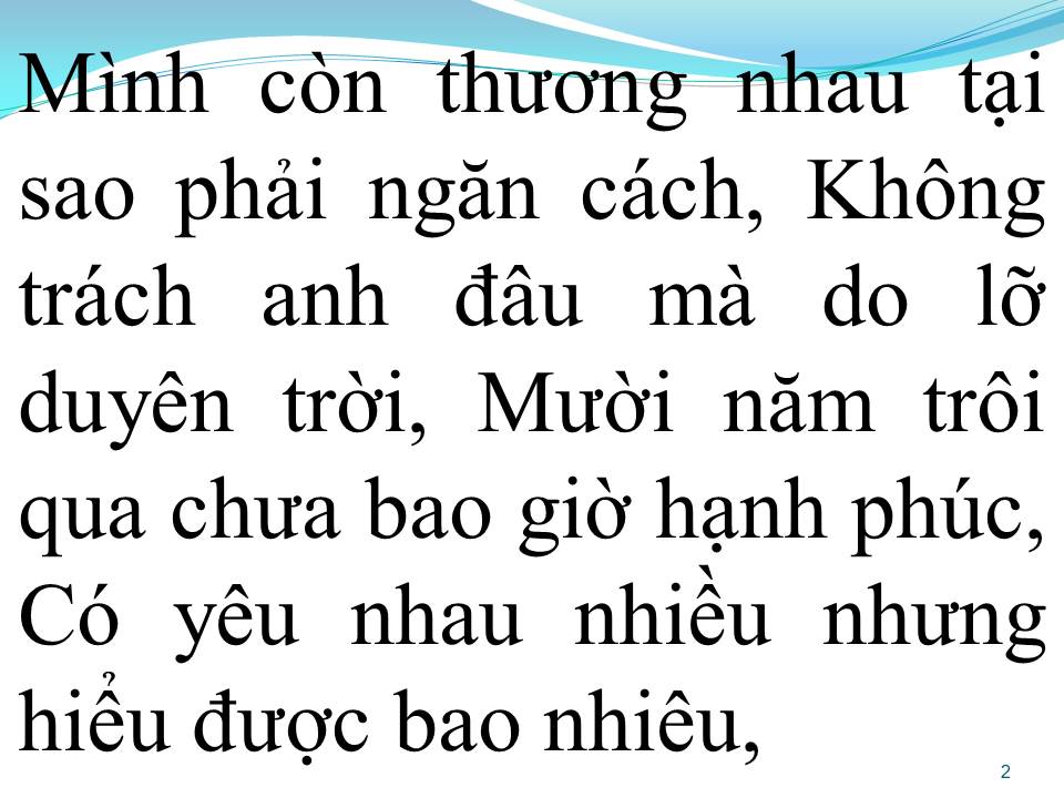 Lời bài hát MÌNH CÒN THƯƠNG NHAU