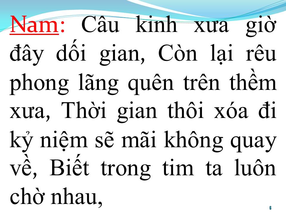 Lời bài hát TRỞ LẠI PHỐ CŨ (SONG CA)