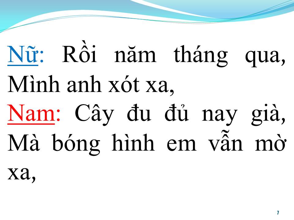 Lời bài hát TÌNH CÂY ĐU ĐỦ (SONG CA)