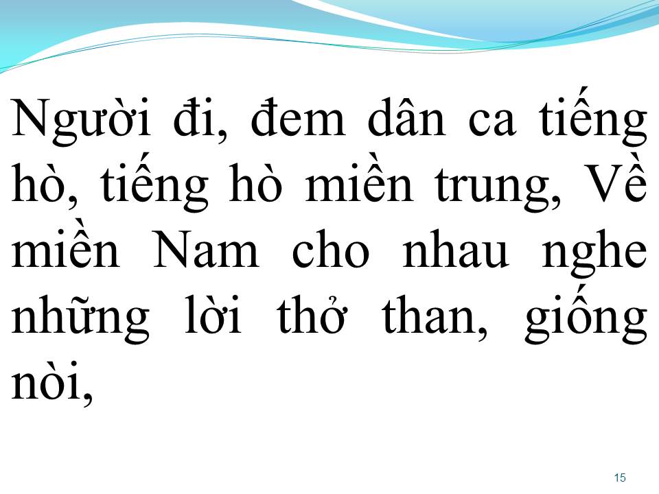 Lời bài hát TÌNH CA QUÊ HƯƠNG