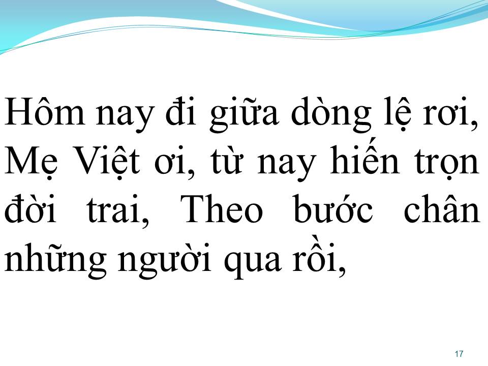 Lời bài hát TÌNH CA QUÊ HƯƠNG