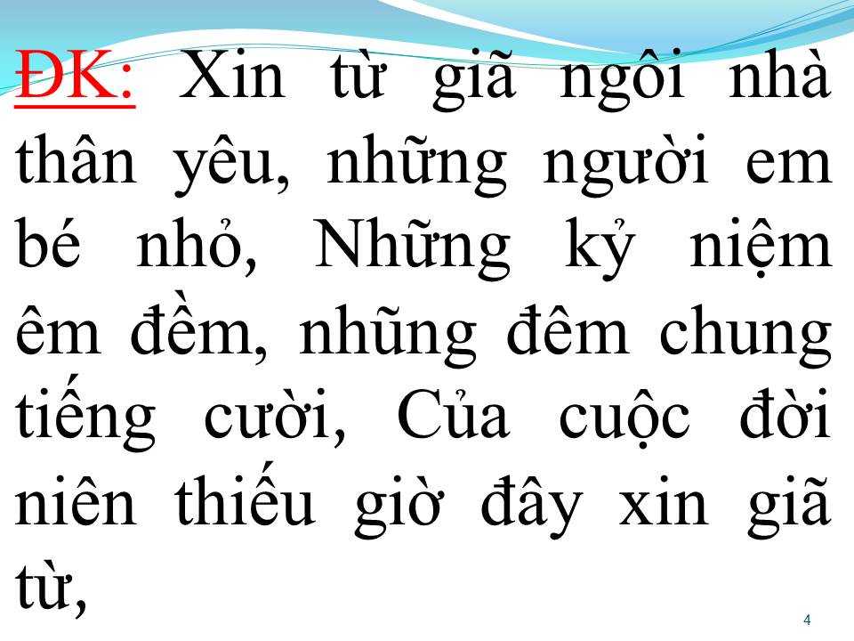 Lời bài hát BÀI CA VU QUY