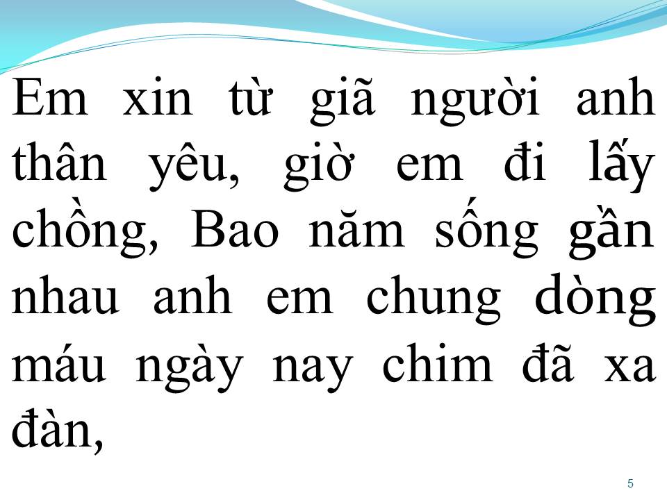 Lời bài hát BÀI CA VU QUY