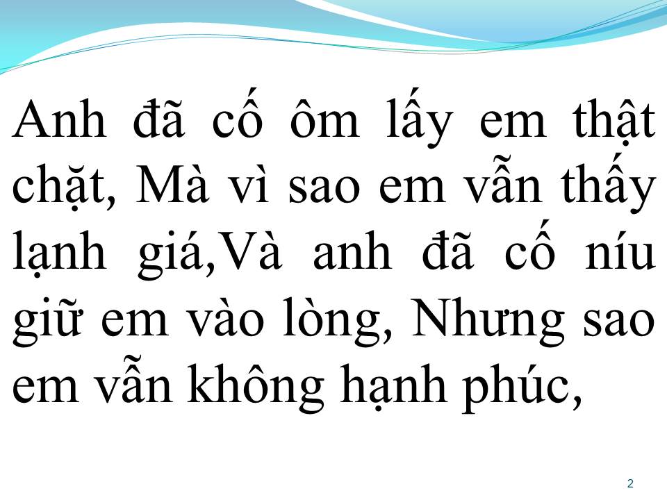 Lời bài hát EM LA NIỀM ĐAU