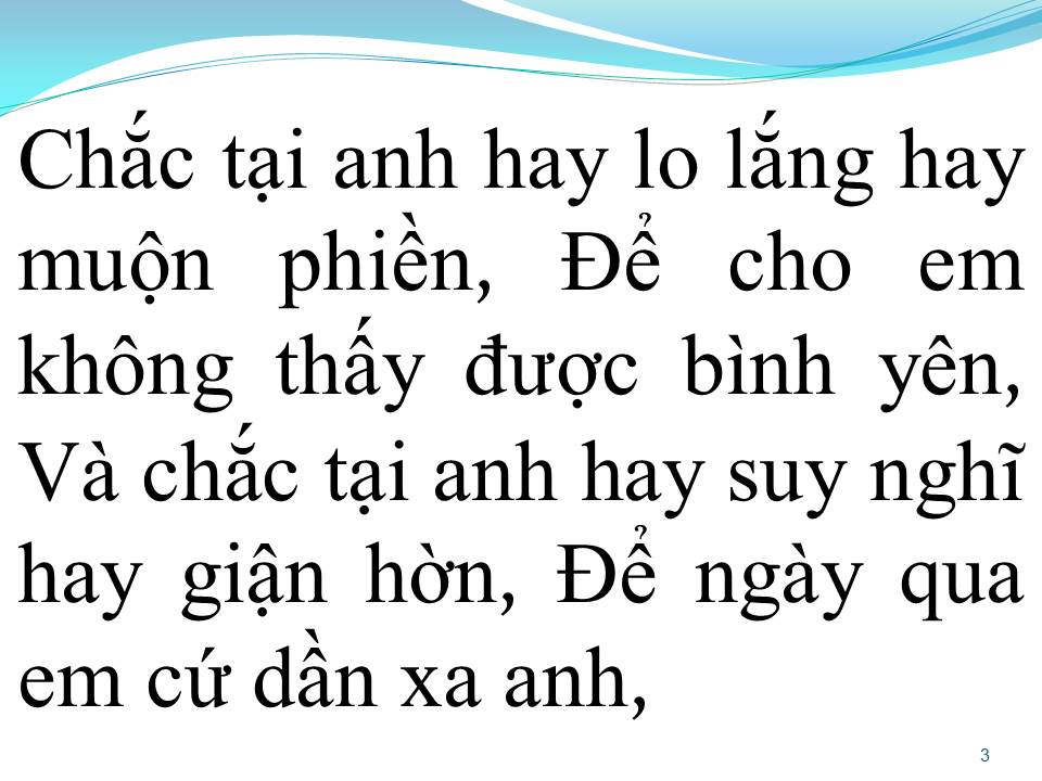 Lời bài hát EM LA NIỀM ĐAU