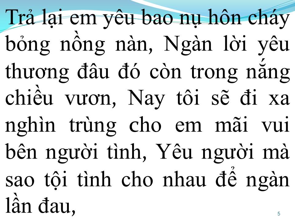 Lời bài hát TỘI TÌNH CHO NHAU