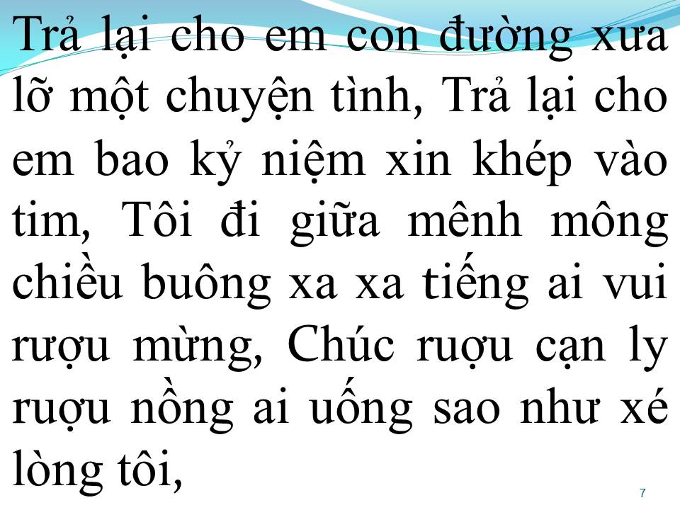 Lời bài hát TỘI TÌNH CHO NHAU