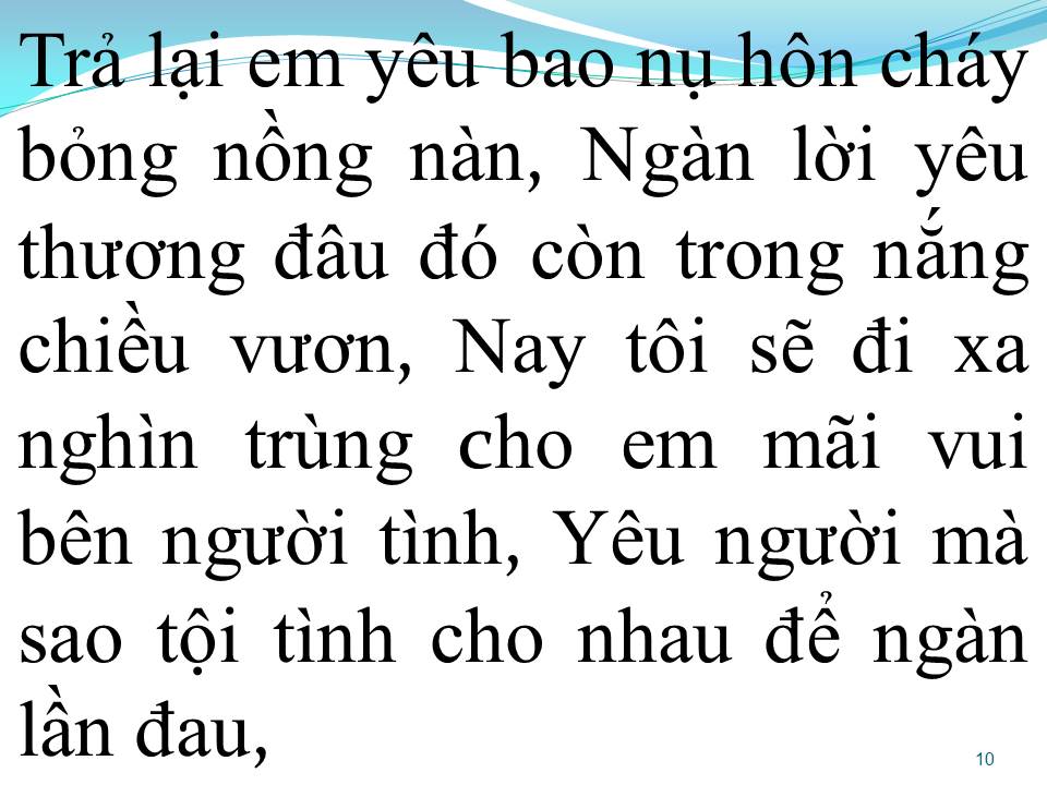 Lời bài hát TỘI TÌNH CHO NHAU