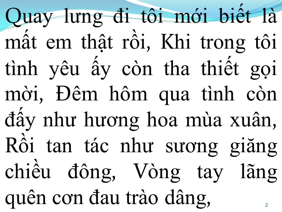 Lời bài hát ĐỜI KHÔNG CÒN NHAU