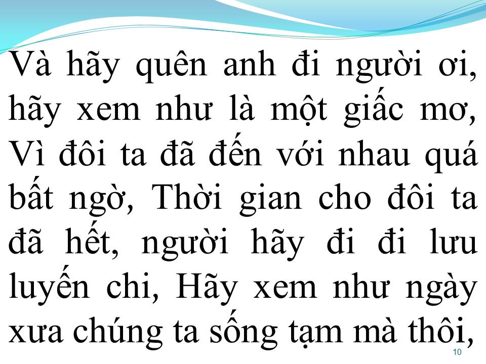 Lời bài hát HÃY XEM LÀ GIẤC MƠ