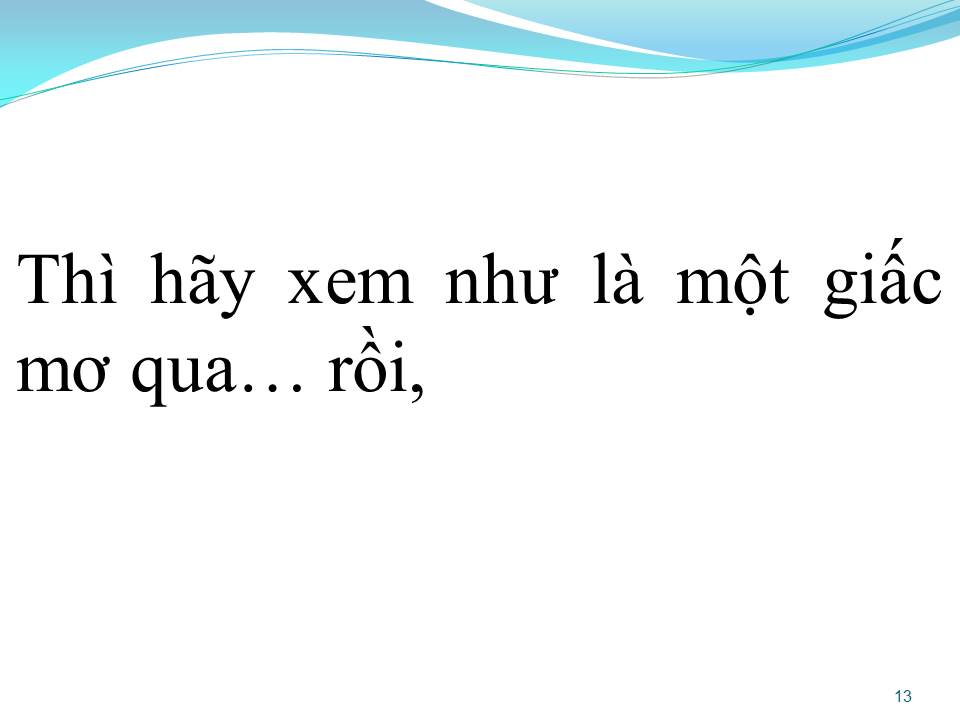 Lời bài hát HÃY XEM LÀ GIẤC MƠ